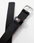 Tommy Jeans oval 3.0 belt in black Черный, 80 см - фото #2