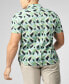 Men's Art Deco Print Short Sleeve Shirt