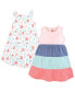 ფოტო #1 პროდუქტის Big Girls Cotton Dresses, Multicolor Sea Shells