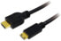 Фото #1 товара LogiLink CH0021 - 1 m - HDMI Type A (Standard) - HDMI Type C (Mini) - 8.16 Gbit/s - Black