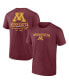 Фото #1 товара Men's Maroon Minnesota Golden Gophers Game Day 2-Hit T-shirt