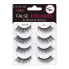 Dyafin False Eyelashes Multipack, Artificial Eyelashes, Handmade Natural Eyelashes, Full-Coverage, No Glue