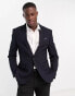 Фото #1 товара Ben Sherman blazer in large navy check