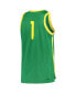 Фото #4 товара Men's #1 Green Oregon Ducks Replica Basketball Jersey