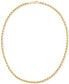 ფოტო #4 პროდუქტის Rope Link 22" Chain Necklace in Sterling Silver