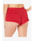 Plus Size Nylon Mesh Rumba Boy Short