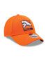 Фото #2 товара Men's Orange Denver Broncos Framed AF 9FORTY Snapback Hat