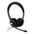 Фото #2 товара V7 HU521-2EP - Headset - Head-band - Office/Call center - Black,Silver - Binaural - Button