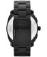ფოტო #2 პროდუქტის Men's Chronograph Machine Black Stainless Steel Bracelet Watch 45mm FS4552