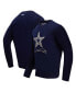 Фото #1 товара Men's Navy Dallas Cowboys Prep Knit Sweater