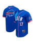 ფოტო #2 პროდუქტის Men's Josh Allen Royal Buffalo Bills Baseball Player Button-Up Shirt