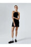 Фото #5 товара Платье женское с мини-подолом Halter Yaka Mini Kalem - 4SAL80002IW черное