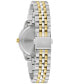 ფოტო #3 პროდუქტის Women's Classic Two-Tone Stainless Steel Bracelet Watch 32mm, Created for Macy's