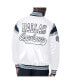 Men's White Dallas Cowboys Satin Varsity Full-Snap Jacket