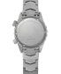 Women's Marina Diver's Multifunctional Titanium Bracelet & White Silicone Strap Watch 40mm