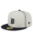 Фото #1 товара Men's Cream, Navy Detroit Tigers Chrome Sutash 59FIFTY Fitted Hat