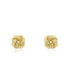 ფოტო #2 პროდუქტის Textured Knot Stud Earrings 14K Gold