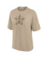 ფოტო #2 პროდუქტის Women's Khaki Houston Astros Elements Oversized T-Shirt