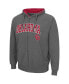 Men's Charcoal Oklahoma Sooners Arch & Team Logo 3.0 Full-Zip Hoodie