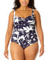 Фото #1 товара Anne Cole Retro Twist One-Piece Women's