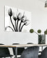 "Marching Tulips" Frameless Free Floating Tempered Glass Panel Graphic Wall Art, 32" x 48" x 0.2"