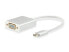 Equip USB Type C to HD15 VGA Adapter - White - 45 mm - 150 mm - 250 mm - 31 g - 90 mm