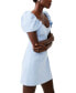 Фото #4 товара Women's Whisper Gathered-Sleeve Mini Dress