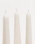 Фото #3 товара MAEGEN Ice Pink Twisted Taper Candle 3-Pack