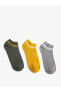 Çizgili 3'li Patik Çorap Seti