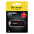 Фото #7 товара Intenso 16GB USB2.0, 16 GB, USB Type-A, 2.0, 28 MB/s, Cap, Black, Red