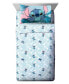 Фото #1 товара Lilo and Stitch Floral Fun Twin Sheet Set, 4 Pieces