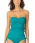 Фото #1 товара Anne Cole 284728 Women's Twist-Front Ruched Tankini Top Swimsuit, Size Small