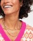 ფოტო #4 პროდუქტის Crystal & Mixed Link Layered Collar Necklace, 16" + 2" extender, Created for Macy's