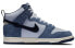 Кроссовки Notre x Nike Dunk High "Midnight Navy" CW3092-400 35.5 - фото #3