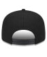 Фото #1 товара Men's Black Miami Heat 2024 NBA All-Star Game Rally Drive Finish Line Patch 9FIFTY Snapback Hat