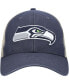 Фото #3 товара Men's College Navy Seattle Seahawks Flagship MVP Snapback Hat