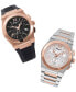 ფოტო #5 პროდუქტის Salvatore Men's Swiss Chronograph Vega Two Tone Stainless Steel Bracelet Watch 42mm