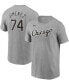 Фото #1 товара Men's Heather Gray Chicago White Sox Name Number T-shirt