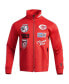 Men's Red Cincinnati Reds Fast Lane Full-Zip Track Jacket