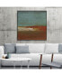 30" x 30" Sea Horizon III Art Block Framed Canvas