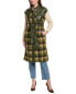 Фото #1 товара Gracia Checked Long Vest Women's