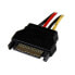 StarTech.com 12in SATA to LP4 Power Cable Adapter - F/M - 0.3048 m - SATA 15-pin - Molex (4-pin) - Male - Female - Straight