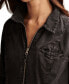 ფოტო #3 პროდუქტის Women's Zip-Front Denim Jumpsuit