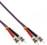 Фото #1 товара InLine Fiber Optical Duplex Cable ST/ST 50/125µm OM4 25m
