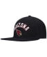 Men's Black Arizona Cardinals Stacked Snapback Hat