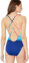 La Blanca Womens 185888 Cross Back One Piece Swimsuit Size 10