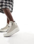 Converse Chuck Taylor All Star Move Hi trainers in beige