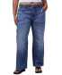 Фото #1 товара Women's Relaxed Wide Leg Jeans