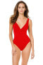 Фото #1 товара SHAN Classique women's swimwear, one-piece, Rouge/Red, 08