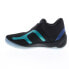 Фото #10 товара Puma Rise Nitro 37701203 Mens Black Canvas Athletic Basketball Shoes